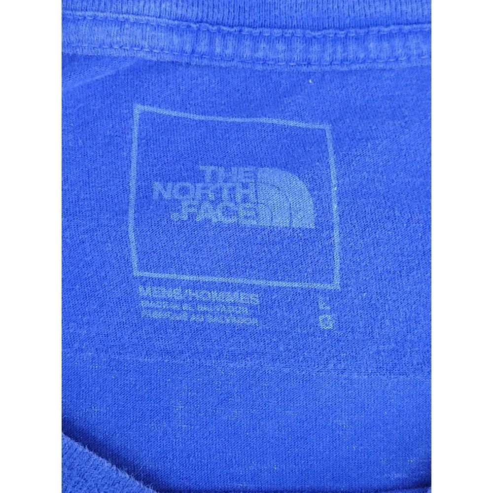 The North Face Blue Performance Short Sleeve Logo T-Shirt Men's Size L